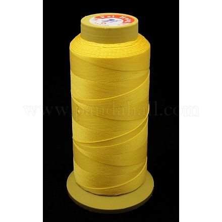 ナイロン縫糸  6プライ  スプールコード  ゴールド  0.43mm  500ヤード/ロール OCOR-N6-28-1