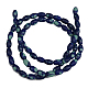 Synthetic Chrysocolla Beads Strands OGEM-6X4-2
