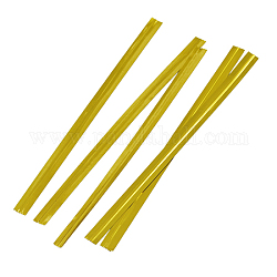 Netzfaden Kabel, golden, 100 mm lang, 4 mm breit, ca. 800 Stk. / Beutel
