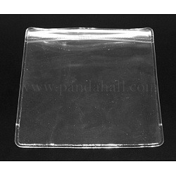 Plastic Zip Lock Bags, Resealable Packaging Bags, Top Seal Thick Bags, Rectangle, 10.5x10.5cm, Unilateral Thickness: 9.8 Mil(0.25mm)