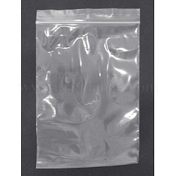 Plastic Zip Lock Bags, Resealable Packaging Bags, Top Seal, Self Seal Bag Thick Bags, Rectangle, Clear, 18cmx26cm, Unilateral Thickness: 2.1 Mil(0.055mm)