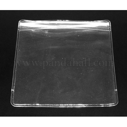 プラスチックジップロックバッグ  再封可能な包装袋  トップシール厚いバッグ  長方形  10.5x10.5cm  片側の厚さ：9.8ミル（0.25mm） OPP43-1-1
