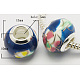 Handmade Porcelain European Beads OPDL-Q002-8-1