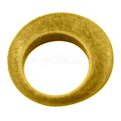 Alloy Charms, Donut, Lead Free and Cadmium Free and Nickel Free, Antique Golden, 12x2mm, Hole: 8mm.