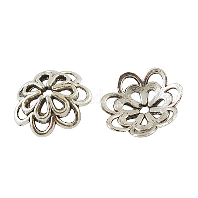 Причудливые шапочки для бус из сплава PALLOY-00791-AS-NR-1