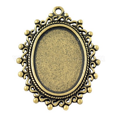 Подвески для кабошонов  & стразов PALLOY-A15289-AB-FF-1