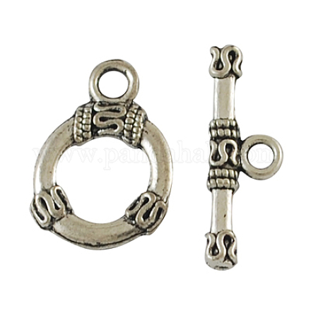 Alloy Toggle Clasps PALLOY-2380-AS-FF-1