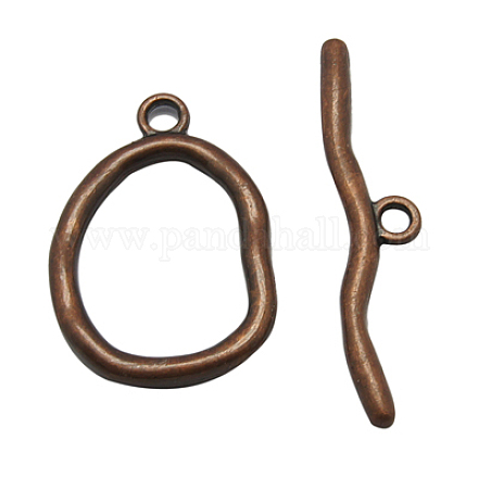 Alloy Toggle Clasps PALLOY-G013-R-1