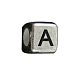 Acrylic Letter Beads PACR-Q002-A-1