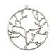 Alloy Metal Tree of Life Pendants PALLOY-20320-AS-NR-1