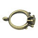 Tibetan Style Metal Alloy Diamond Ring Charms PALLOY-A15503-AB-NF-2