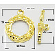 Brass Toggle Clasps PALLOY-B900-G-1