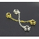 Alliage perles de style européen et chaînes de sécurité PALLOY-J018-1
