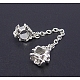 Alloy European Style Beads & Safety Chains PALLOY-J018-2