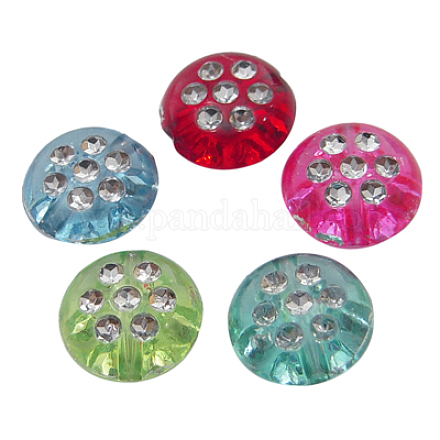 Colorful Acrylic Beads PB21P9184-1