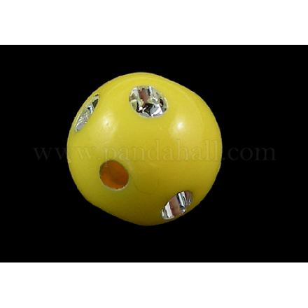 Opaque Acrylic Beads PB21P9556-8-1