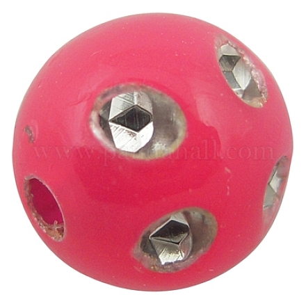 Opaque Acrylic Beads PB21P9639C15-1