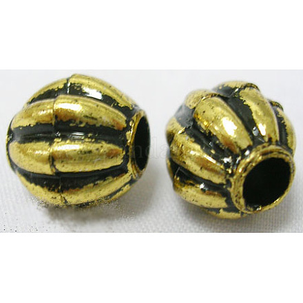 Perles en alliage de style tibétain PB9085-AG-1