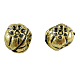 Antique Golden Plated Acrylic Beads PB9660-1
