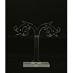 Kunststoff Ohrring Display-Ständer, Schmuck-Display-Rack, Schmuckbaumständer, 3 cm breit, 8 cm lang, 8.3 cm hoch