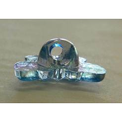 Kawaii аксессуары для детской одежды прозрачные ab цвет акриловые бабочки швейные пуговицы PCA195Y