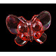 Accessori per abbigliamento per bambini kawaii bottoni per cucire a farfalla in acrilico colore ab trasparente PCA195Y-2