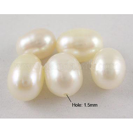 Culture des perles perles d'eau douce naturelles PEAR-H025-1