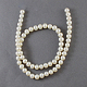 Fili di perle di perle d'acqua dolce coltivate naturali PEAR-S001-5~6mm-3-3
