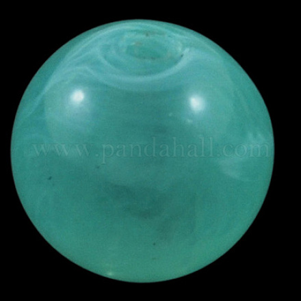 Acrylic Imitation Gemstone Beads PGB283Y-8-1