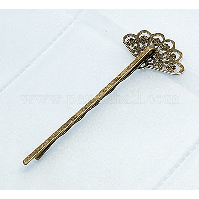 アイアン製ヘアピンパーツ セクター アンティークブロンズカラー