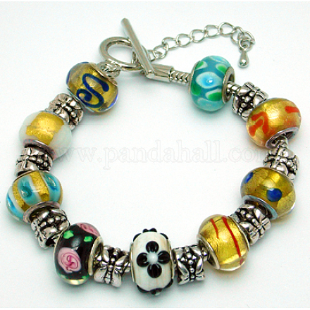 Cadeaux Saint Valentin pour ses idées européen bracelet de Murano de style PJB151-1