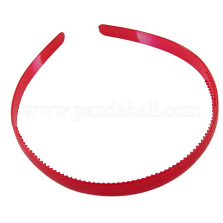 Accessoires de bande de cheveux en plastique uni PJH103Y-6-1