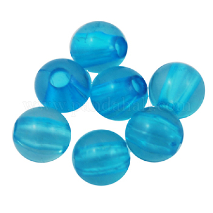 Transparent Acrylic Beads PL523Y-7-1