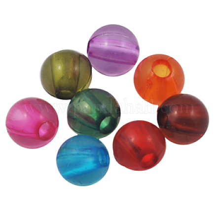 Transparent Acrylic Beads PL523Y-1