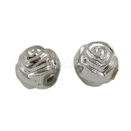Perles acryliques plaquées PL645-S-1