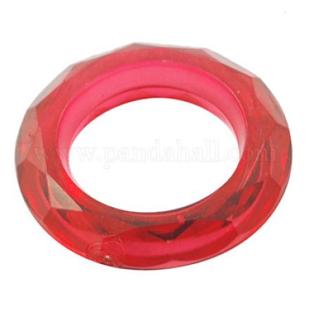 Transparent Acrylic Beads PL671Y-11-1