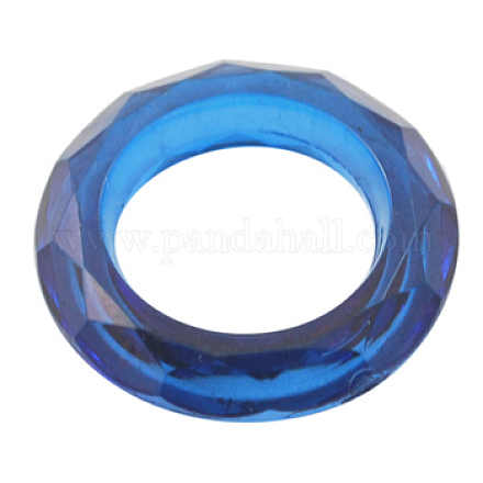 Transparent Acrylic Beads PL671Y-14-1