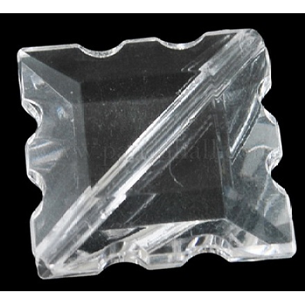 Abalorios de acrílico transparentes PL984Y-9-1