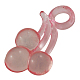 Transparent Acrylic Cherry Pendants PL716Y-2