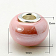 Handgemachte Porzellan europäischen Perlen PORC-H009-10-1