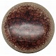 Плоские круглые ручной работы хрустят фарфоровые кабошоны PORC-P003-4-1
