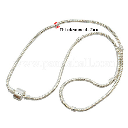Brass European Style Necklaces PPJ013-1