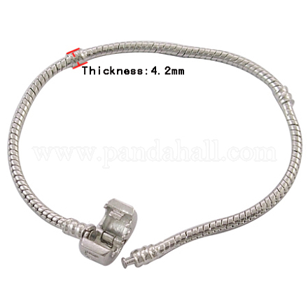 Brass European Style Bracelets PPJ013Y-1