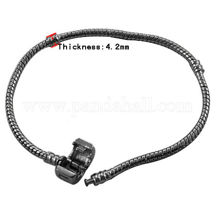 Brass European Style Bracelets PPJ014Y-B-1
