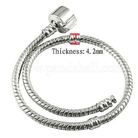 Brass European Style Bracelets PPJ061-1
