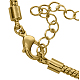 Brass European Style Bracelets PPJ003-G-2