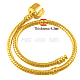 Brass European Style Bracelets PPJ009Y-G-1
