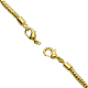 Brass European Style Necklaces PPJ012-G-2