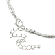 Brass European Style Necklace PPJ036-S-1