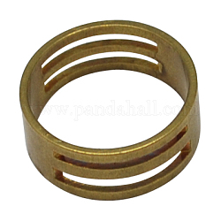 Anelli di ottone, Assistente strumento, per instabilità, aprire e chiudere gli anelli di salto, bronzo antico, 7x18x1mm